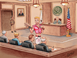 Plaintiff Michael Carmichael gives the judges his whole life story, for crying out loud.